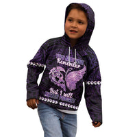Personalised Alzheimer's Awareness Kid Hoodie You May Not Remember But I Will Never Forget