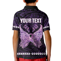 Personalised Alzheimer's Awareness Kid Polo Shirt You May Not Remember But I Will Never Forget