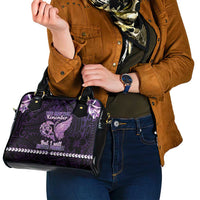 Alzheimer's Awareness Shoulder Handbag You May Not Remember But I Will Never Forget