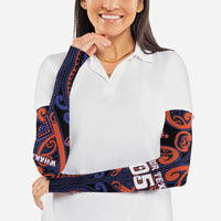 Custom Aotearoa Whakatohea Arm Sleeves Maori Tribal Pattern