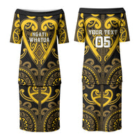 Custom Aotearoa Ngati Whatua Family Matching Puletasi and Hawaiian Shirt Maori Tribal Pattern