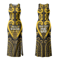 Custom Aotearoa Ngati Whatua Family Matching Tank Maxi Dress and Hawaiian Shirt Maori Tribal Pattern