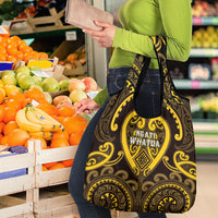 Aotearoa Ngati Whatua Grocery Bag Maori Tribal Pattern