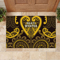 Aotearoa Ngati Whatua Rubber Doormat Maori Tribal Pattern