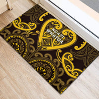 Aotearoa Ngati Whatua Rubber Doormat Maori Tribal Pattern
