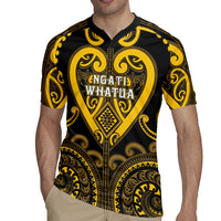 Custom Aotearoa Ngati Whatua Rugby Jersey Maori Tribal Pattern