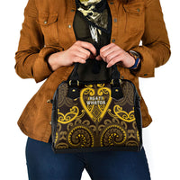 Aotearoa Ngati Whatua Shoulder Handbag Maori Tribal Pattern