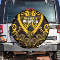 Aotearoa Ngati Whatua Spare Tire Cover Maori Tribal Pattern