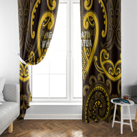 Aotearoa Ngati Whatua Window Curtain Maori Tribal Pattern