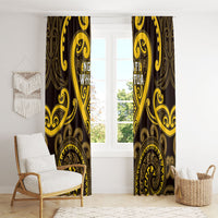 Aotearoa Ngati Whatua Window Curtain Maori Tribal Pattern