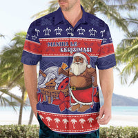 Samoa Christmas Hawaiian Shirt Samoan Santa Claus Manuia Le Kerisimasi LT05 - Polynesian Pride