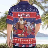 Samoa Christmas Hawaiian Shirt Samoan Santa Claus Manuia Le Kerisimasi LT05 - Polynesian Pride
