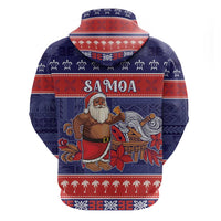 Samoa Christmas Hoodie Samoan Santa Claus Manuia Le Kerisimasi LT05 - Polynesian Pride