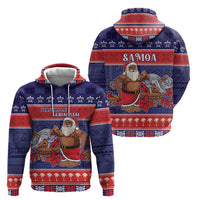 Samoa Christmas Hoodie Samoan Santa Claus Manuia Le Kerisimasi LT05 - Polynesian Pride