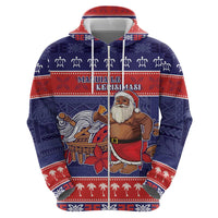 Samoa Christmas Hoodie Samoan Santa Claus Manuia Le Kerisimasi LT05 - Polynesian Pride