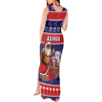 Samoa Christmas Tank Maxi Dress Samoan Santa Claus Manuia Le Kerisimasi LT05 - Polynesian Pride