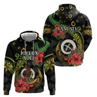 Love Vanuatu Christmas Zip Hoodie God Yumi Polynesian Tribal Pattern LT05 - Polynesian Pride