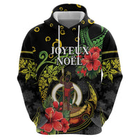 Love Vanuatu Christmas Zip Hoodie God Yumi Polynesian Tribal Pattern LT05 - Polynesian Pride
