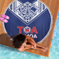 Super Toa Samoa Rugby Beach Blanket Warrior Spirit LT05