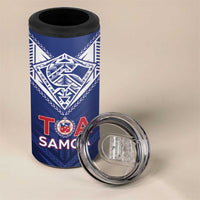 Super Toa Samoa Rugby Custom 4 in 1 Can Cooler Tumbler Warrior Spirit LT05