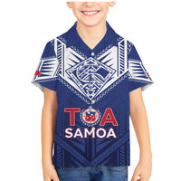 Super Toa Samoa Rugby Custom Family Matching Mermaid Dress and Hawaiian Shirt Warrior Spirit LT05
