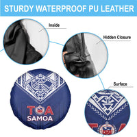 Super Toa Samoa Rugby Spare Tire Cover Warrior Spirit LT05