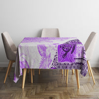Hawaiian Tapa Tablecloth Traditional Vintage Pattern Violet LT05 - Polynesian Pride