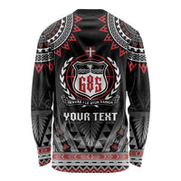 Personalised Samoa Black Saturday Long Sleeve Shirt Samoa For Samoans LT05 - Polynesian Pride