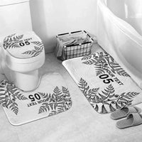 Custom New Zealand Football Bathroom Set Aotearoa Pride - Polynesian Pride