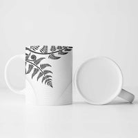 Custom New Zealand Football Ceramic Mug Aotearoa Pride - Polynesian Pride