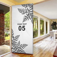 Custom New Zealand Football Door Cover Aotearoa Pride - Polynesian Pride