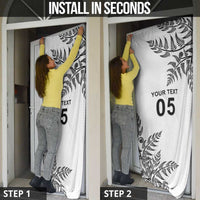 Custom New Zealand Football Door Cover Aotearoa Pride - Polynesian Pride