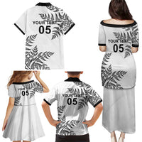Custom New Zealand Football Family Matching Puletasi and Hawaiian Shirt Aotearoa Pride LT05 - Polynesian Pride