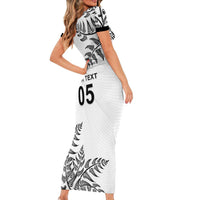 Custom New Zealand Football Family Matching Short Sleeve Bodycon Dress and Hawaiian Shirt Aotearoa Pride LT05 - Polynesian Pride