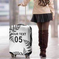 Custom New Zealand Football Luggage Cover Aotearoa Pride - Polynesian Pride