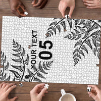 Custom New Zealand Football Puzzle Aotearoa Pride - Polynesian Pride