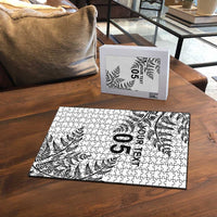 Custom New Zealand Football Puzzle Aotearoa Pride - Polynesian Pride