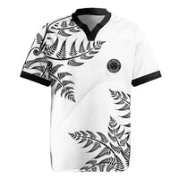 Custom New Zealand Football Rugby Jersey Aotearoa Pride LT05 White - Polynesian Pride