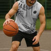 Custom New Zealand Football Sleeveless Hoodie Aotearoa Pride - Polynesian Pride