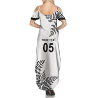 Custom New Zealand Football Summer Maxi Dress Aotearoa Pride LT05 - Polynesian Pride