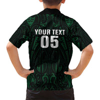 Custom New Zealand Fishing Family Matching Mermaid Dress and Hawaiian Shirt Maori Tribal Pattern LT05 - Polynesian Pride