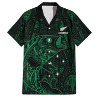 Custom New Zealand Fishing Family Matching Short Sleeve Bodycon Dress and Hawaiian Shirt Maori Tribal Pattern - Polynesian Pride