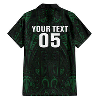 Custom New Zealand Fishing Hawaiian Shirt Maori Tribal Pattern - Polynesian Pride