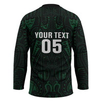 Custom New Zealand Fishing Hockey Jersey Maori Tribal Pattern LT05 - Polynesian Pride