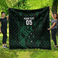 Custom New Zealand Fishing Quilt Maori Tribal Pattern - Polynesian Pride