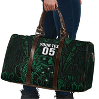 Custom New Zealand Fishing Travel Bag Maori Tribal Pattern - Polynesian Pride