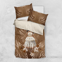 Bula Fiji Women's Day Bedding Set With Fijian Tapa Pattern