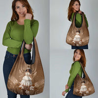 Bula Fiji Women's Day Grocery Bag With Fijian Tapa Pattern