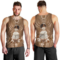 Bula Fiji Women's Day Men Tank Top With Fijian Tapa Pattern LT05 - Polynesian Pride