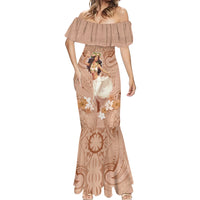 Hawaii Women's Day Mermaid Dress With Polynesian Pattern LT05 - Polynesian Pride